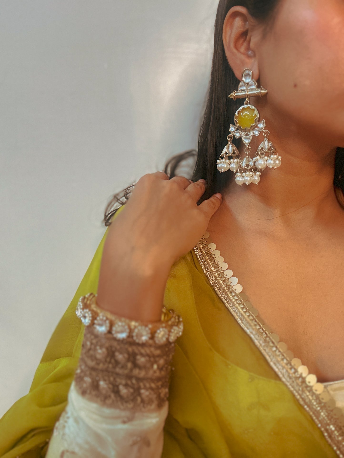 Lily Earrings- Yellow