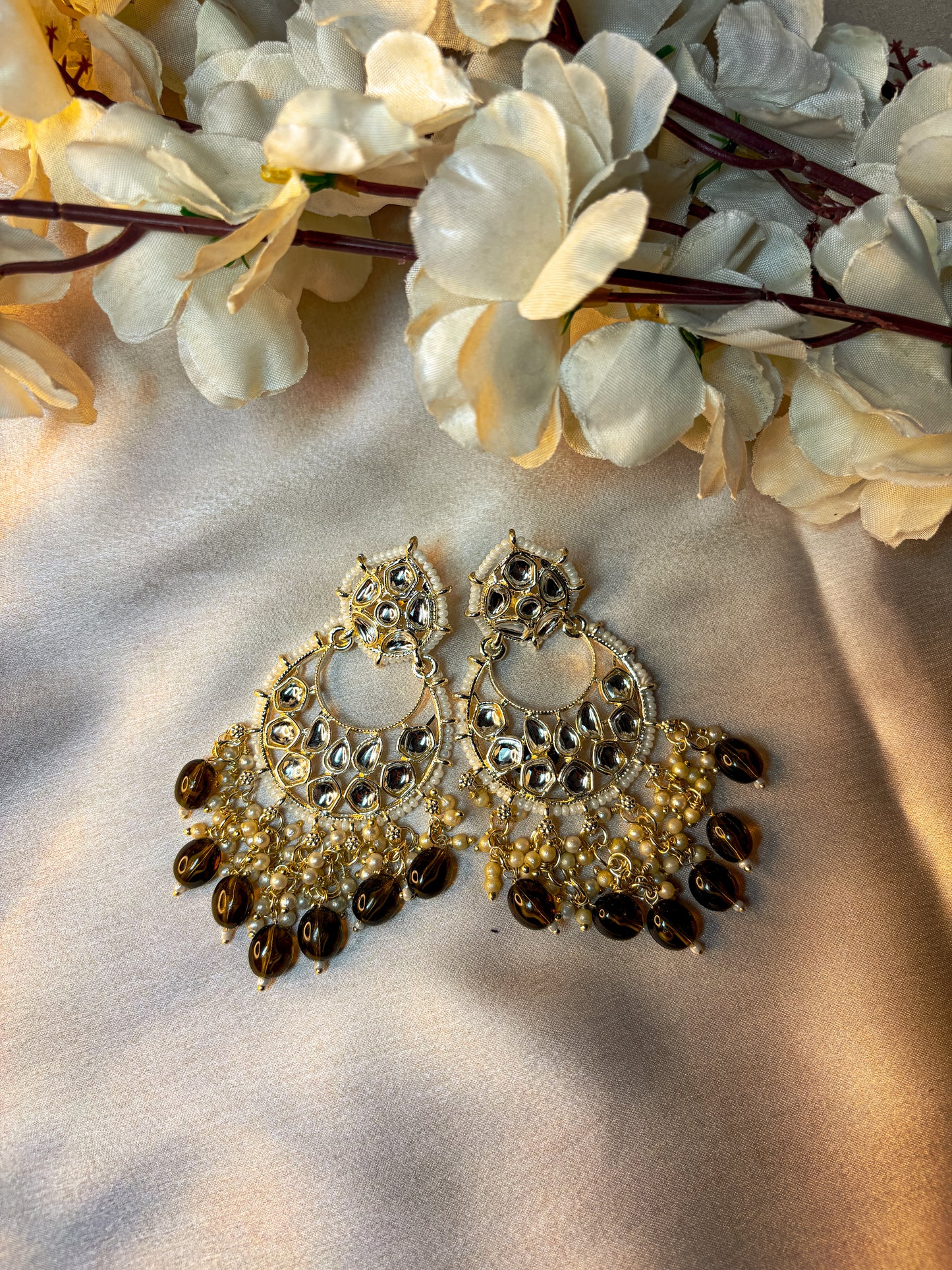 Rio Pearl Earrings- Henna