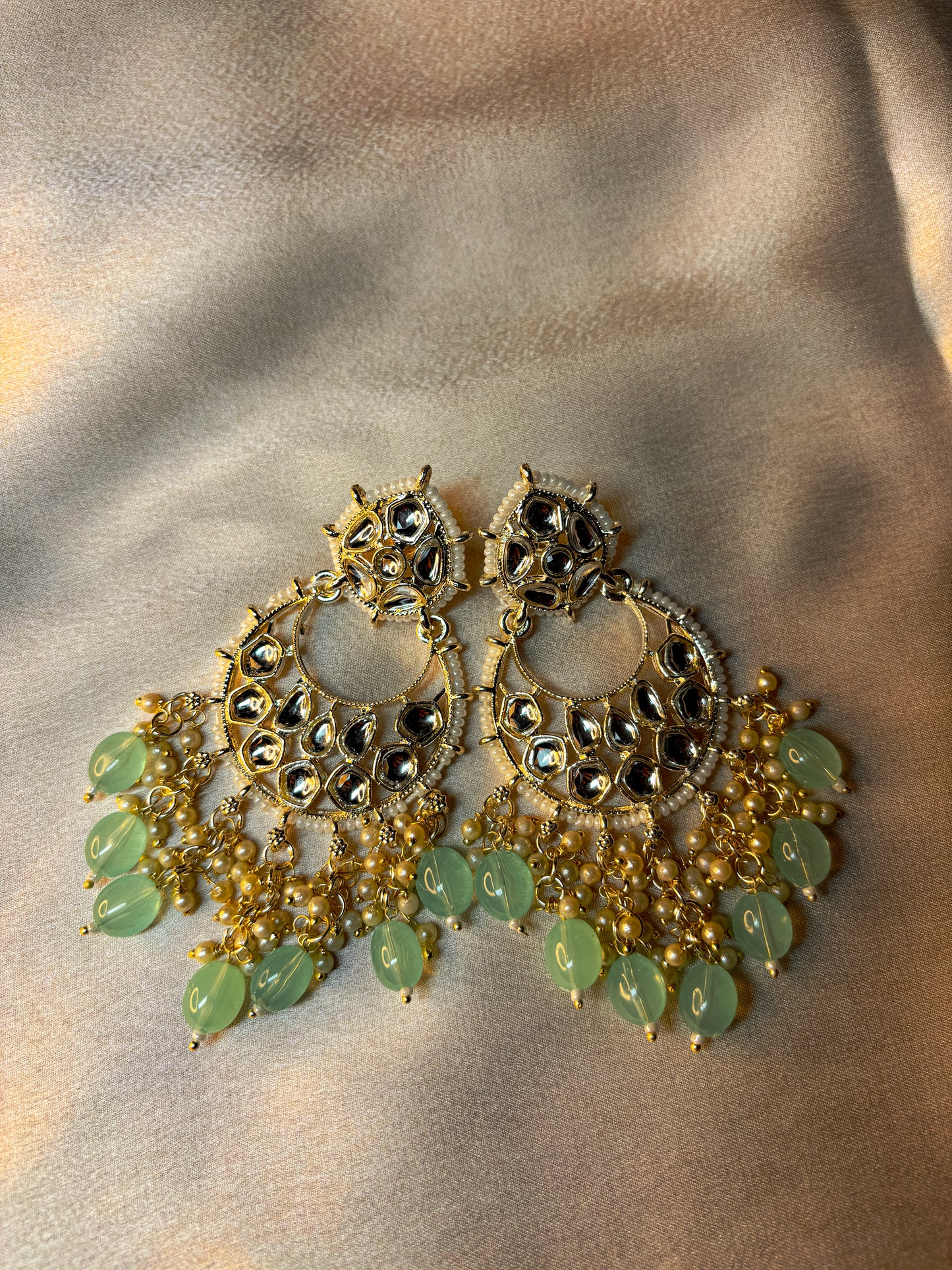 Rio Pearl Earrings- Teal