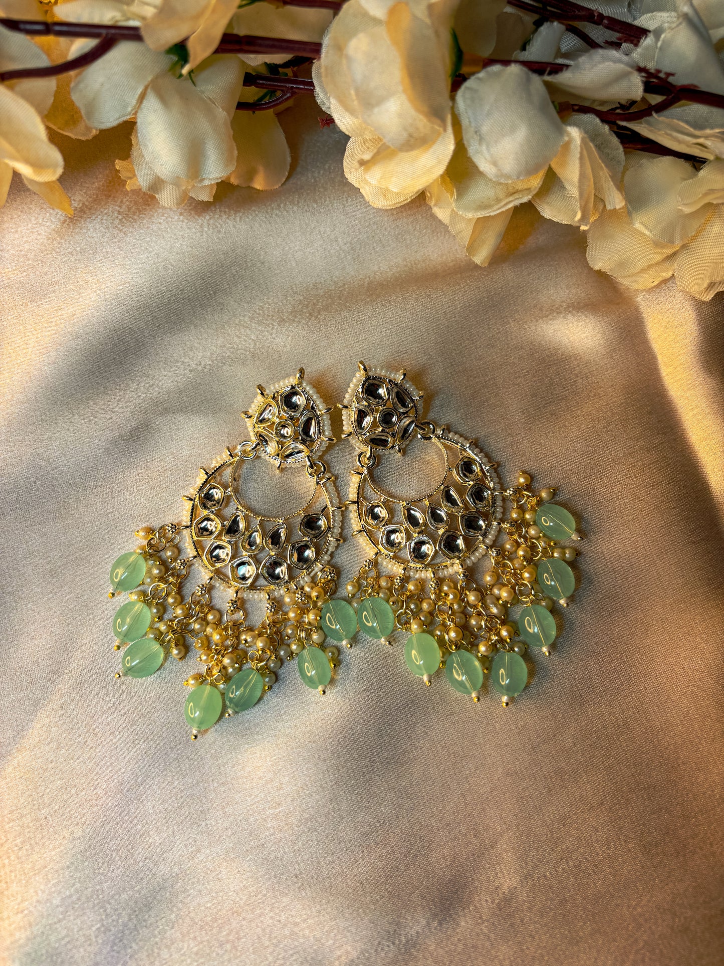 Rio Pearl Earrings- Teal