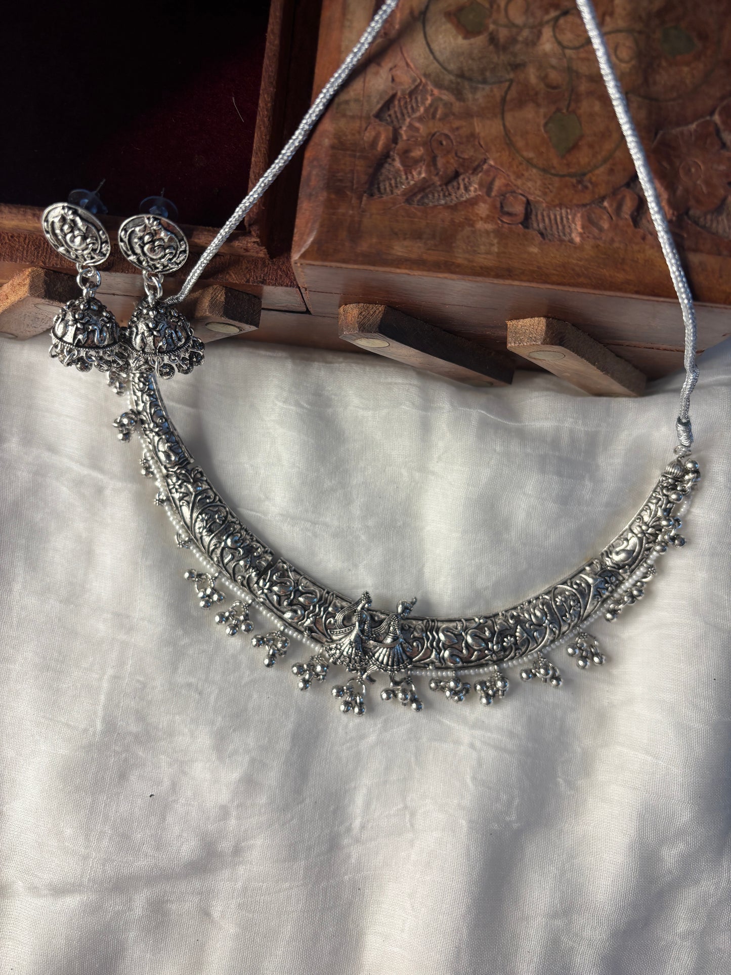 Oxidized Hasli Set