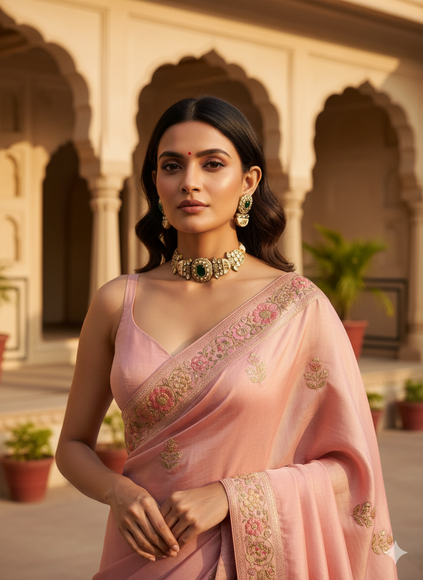 Carrie Emerald Choker