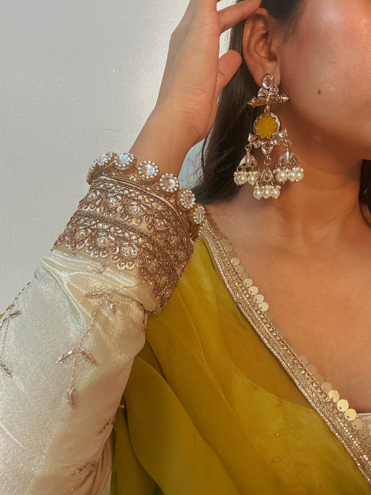 Lily Earrings- Yellow