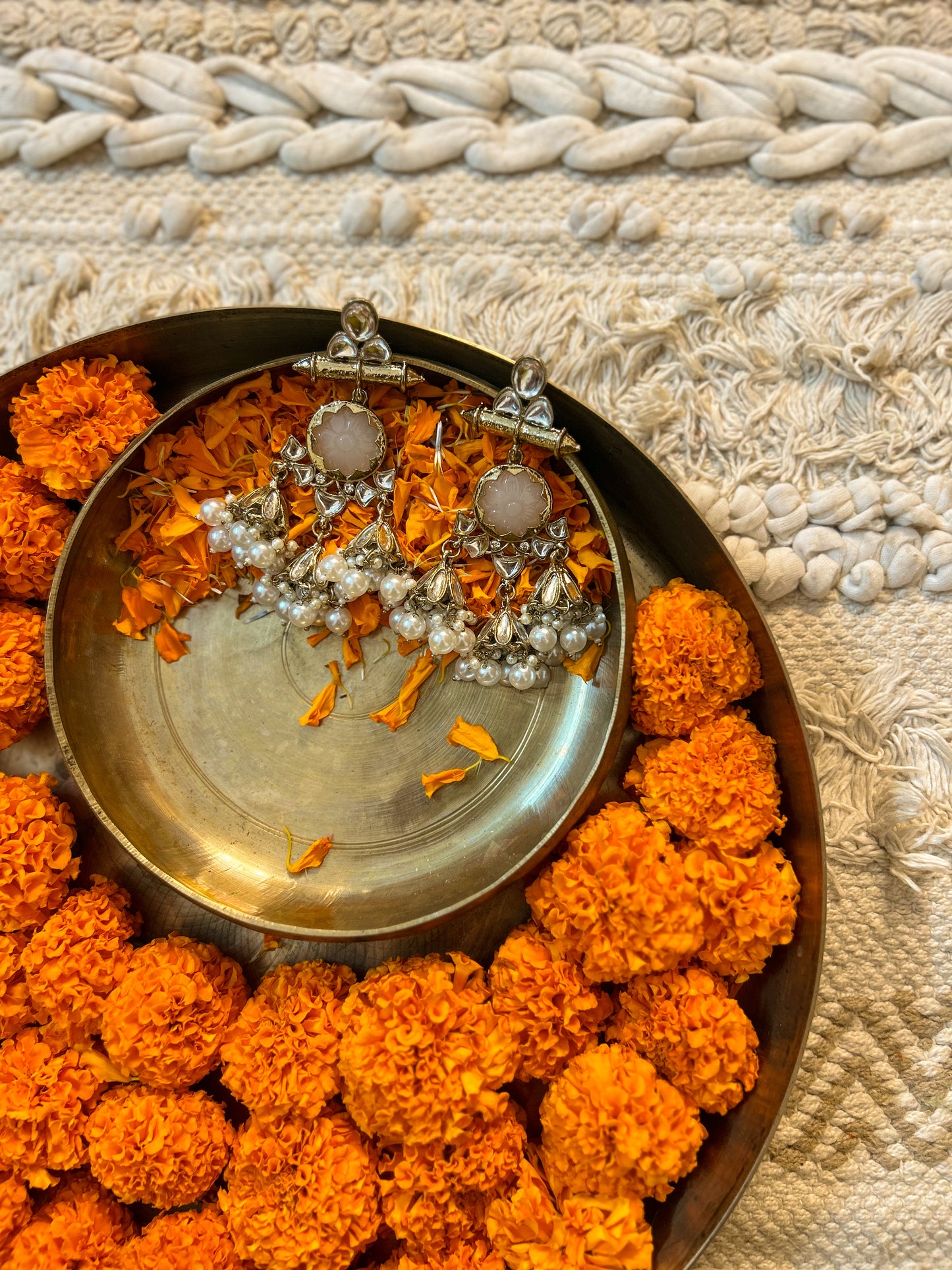 Lily Earrings- Ivory