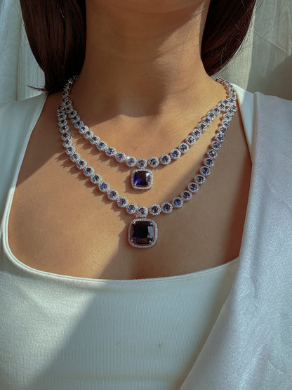 Royal Sapphire Serenade Necklace