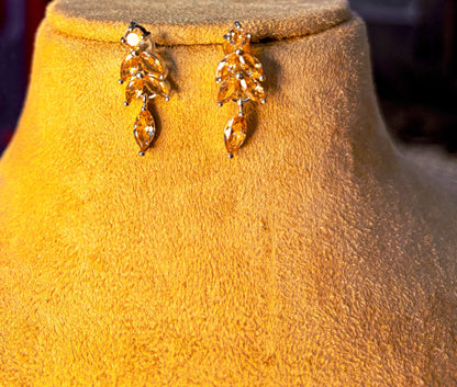 Milan Earrings- Peach