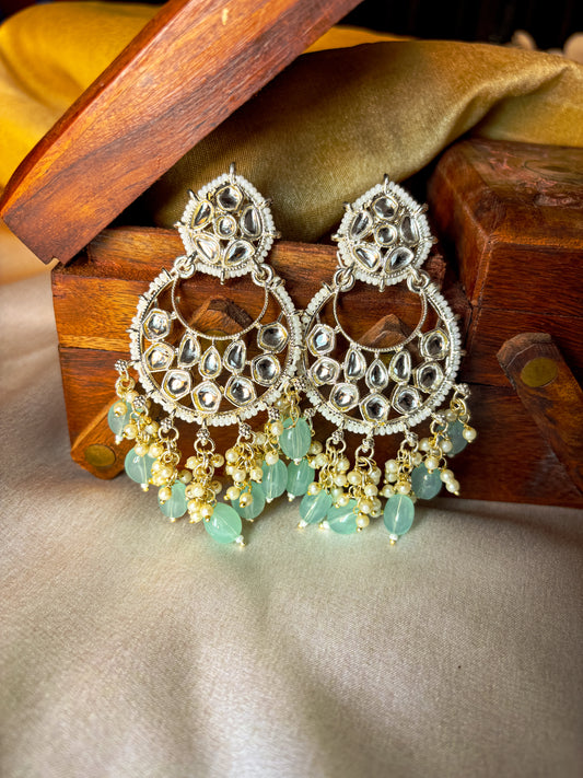 Rio Pearl Earrings- Teal