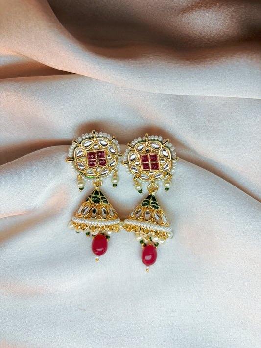 Falak Jhumkas- Pink