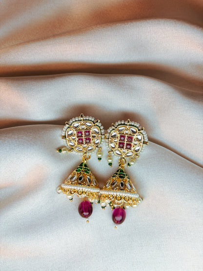 Falak Jhumkas- Pink