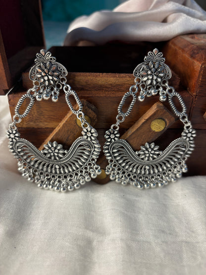 Oxidized Silver Chandbalis