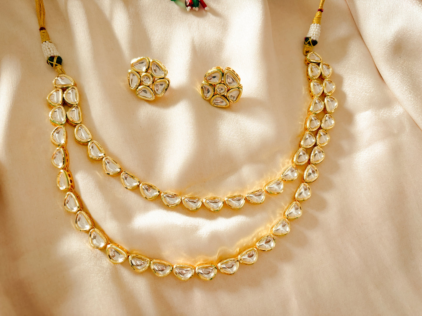 Cecilia Kundan Layered Set