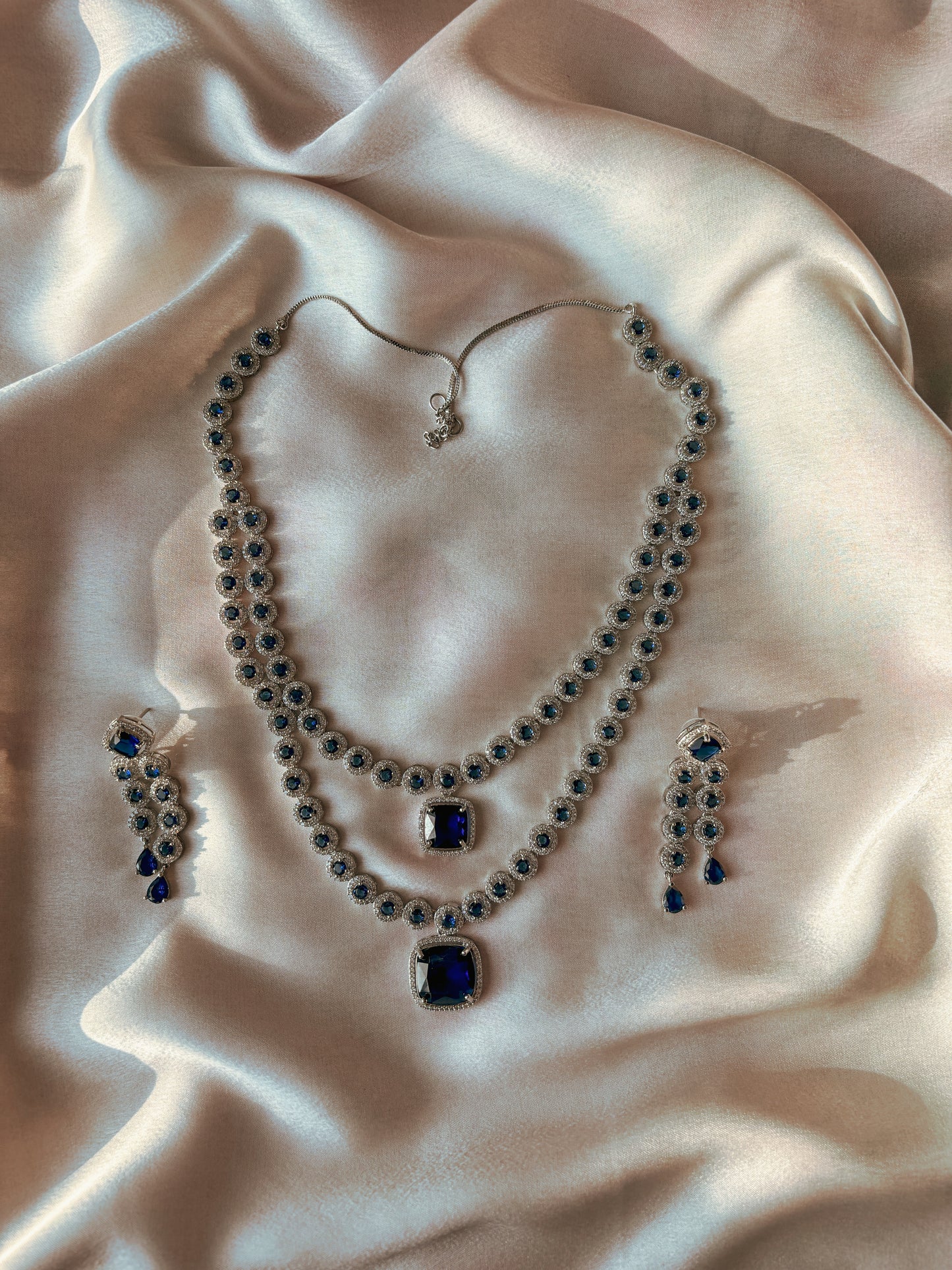 Royal Sapphire Serenade Necklace