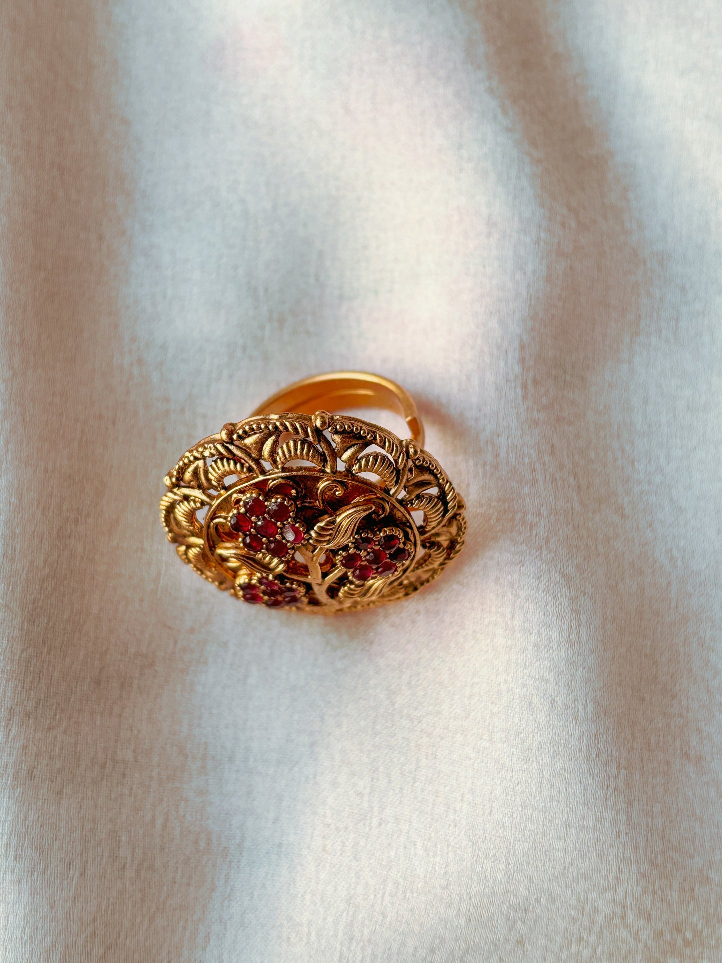 Flower Temple Ring