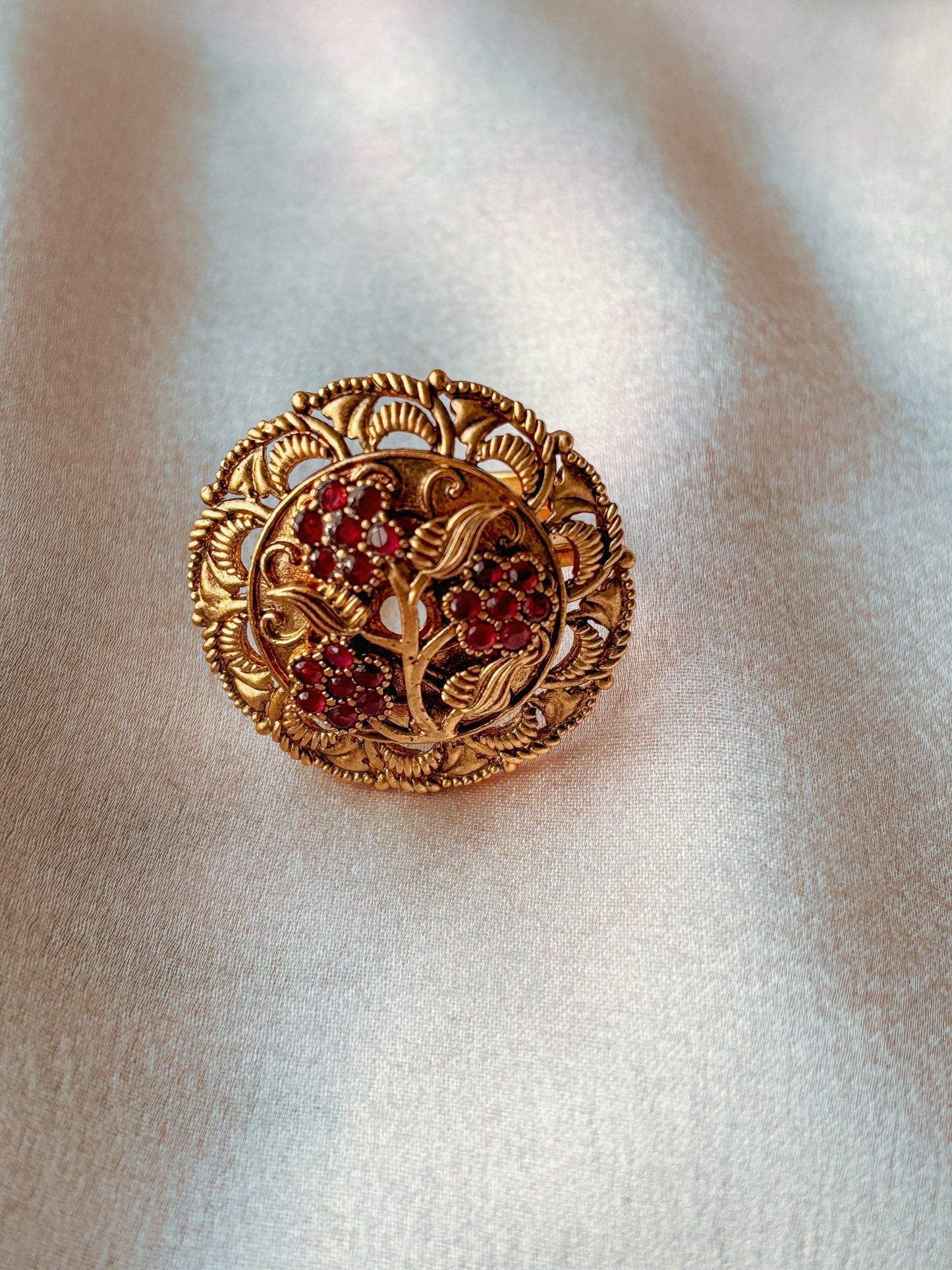 Flower Temple Ring