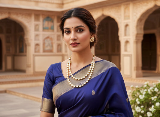 Cecilia Kundan Layered Set