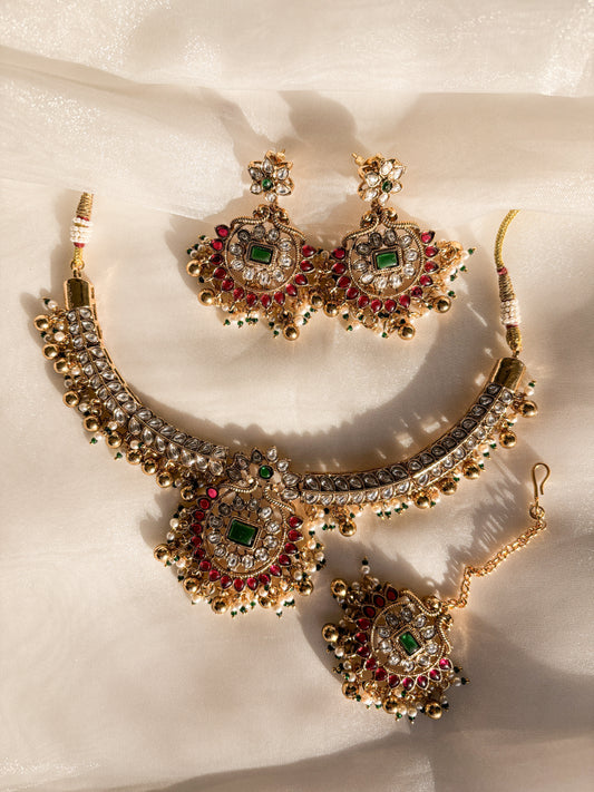 Odette Ruby & Emerald Set with Tika