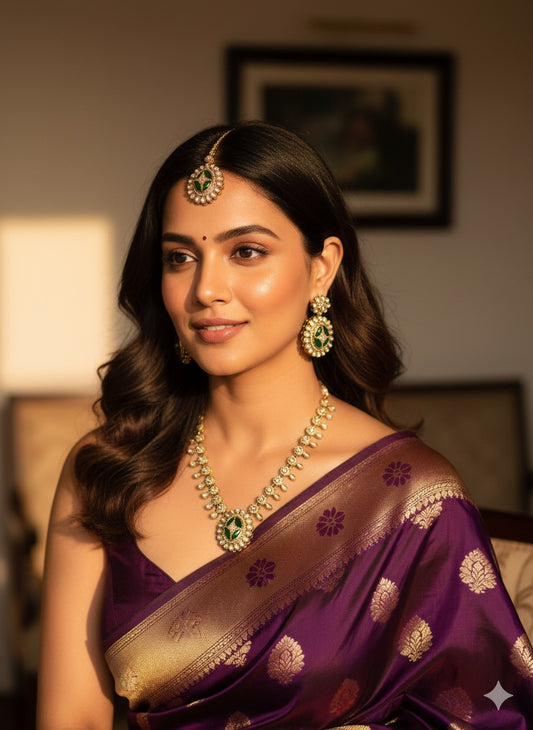 Miranda Emerald Set with Tika