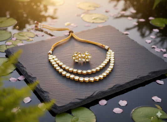 Ophelia Kundan Layered Set