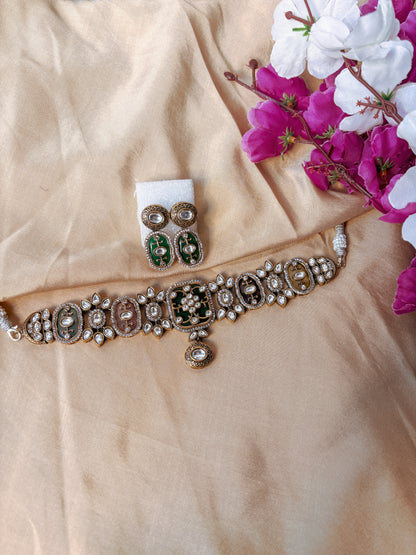 Elizabeth Victorian Choker - Multicolour