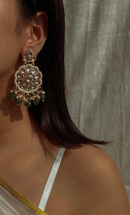 Regal Radiance Kundan Earrings