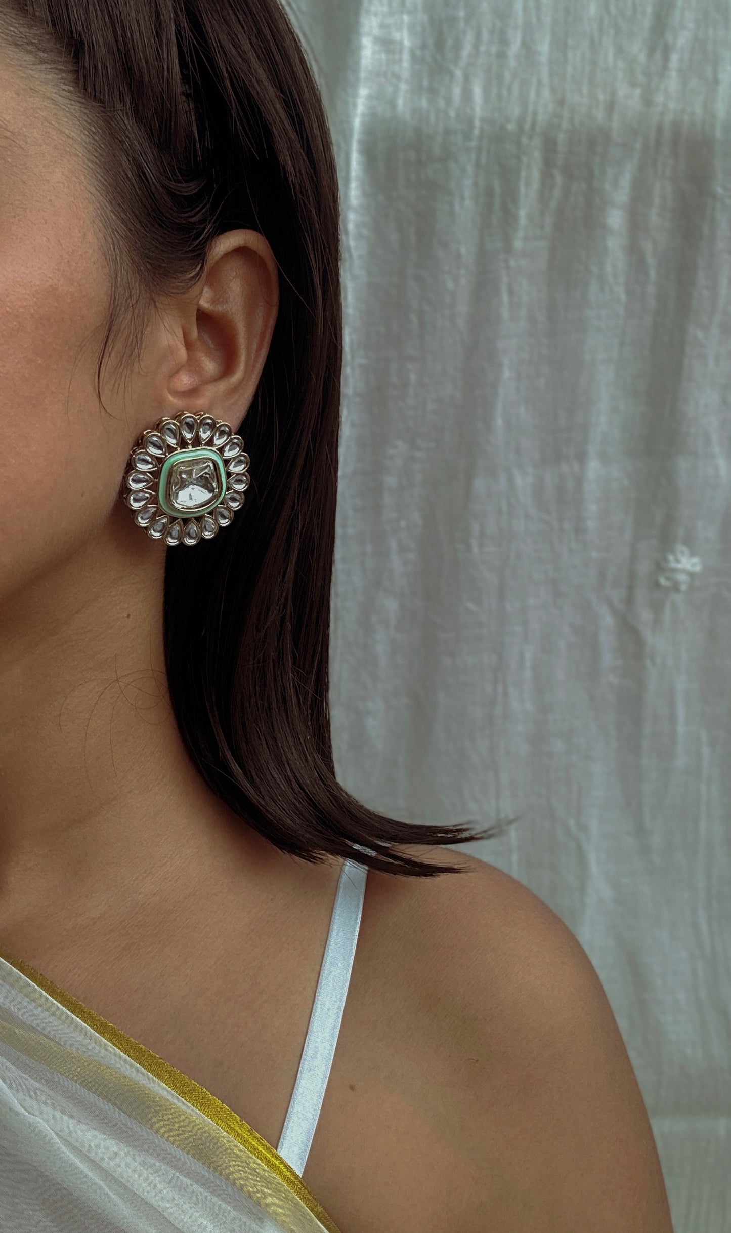 Faith Kundan Studs