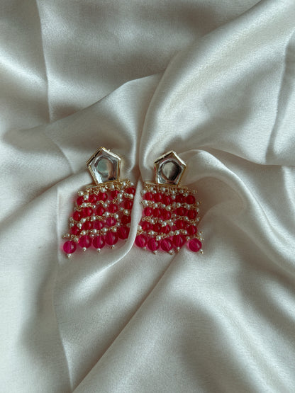 Polki & Pearls Statement Earrings