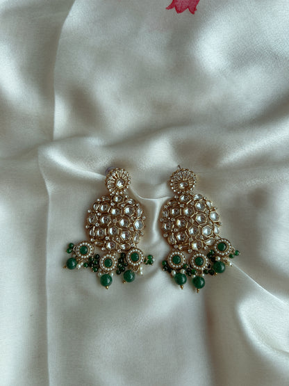 Empress Kundan Pearl Earrings