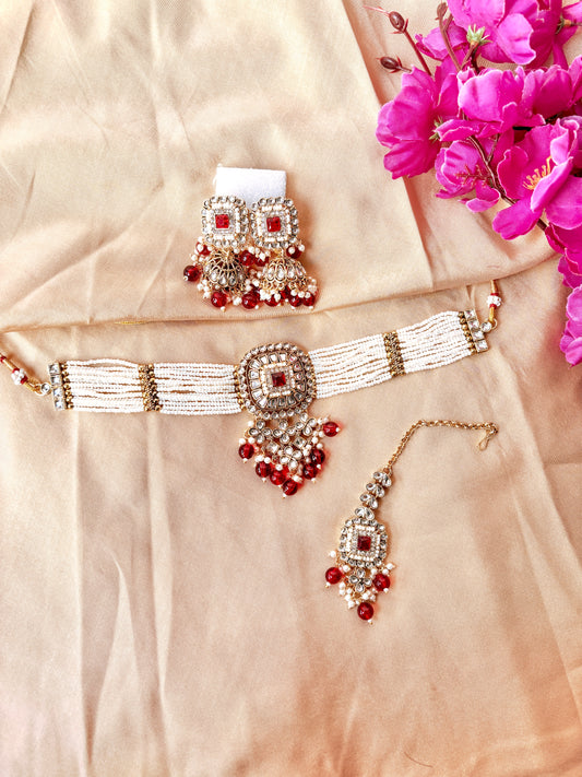 Olivia Kundan Choker Set